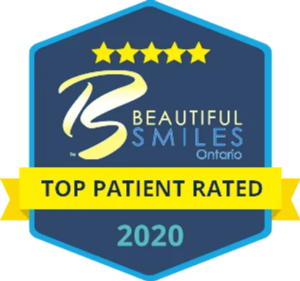 Top Patient Rated award for Beautiful Smiles Ontario