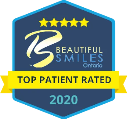 Top Patient Rated award for Beautiful Smiles Ontario